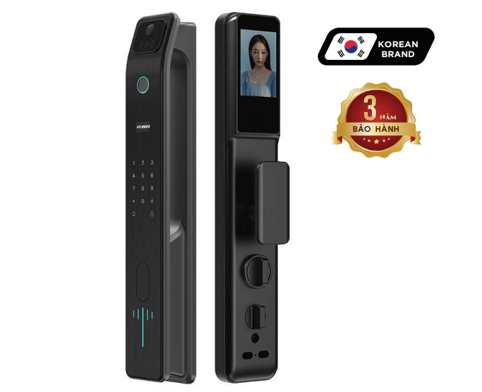 Khóa cửa vân tay Hyundai HY-SLA808F Face ID, App wifi